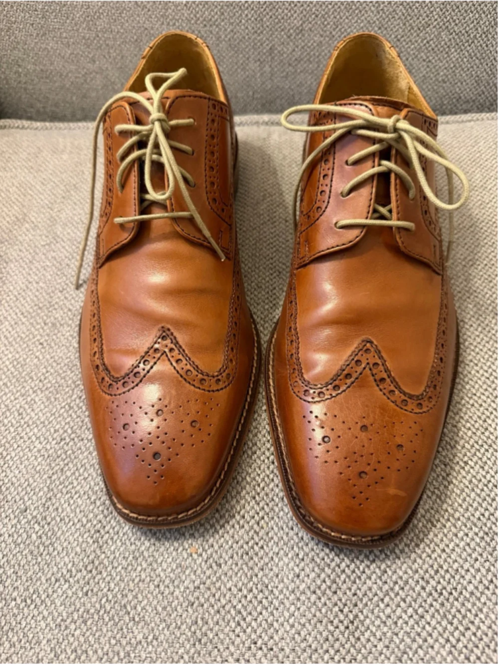 Cole Haan Giraldo wingtip brown leather oxfords sz 11.5
